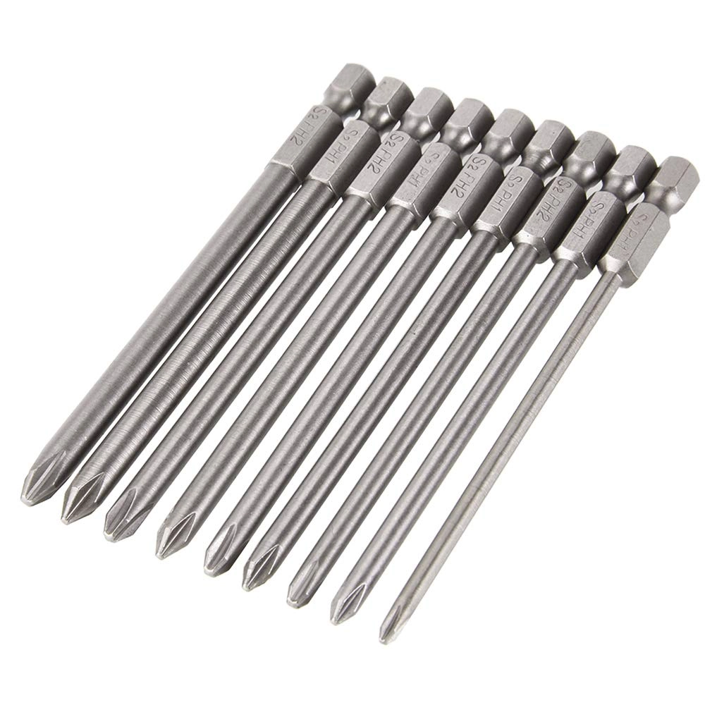 Yakamoz Screwdriver Bits - 9pcs 4-Inch