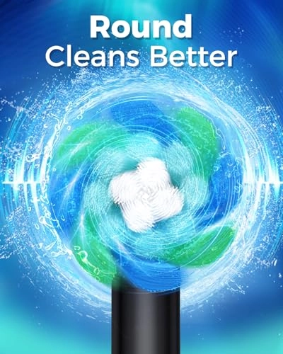 Rotating Electric Toothbrush - 8 Brush Heads 4 Modes 25-Day Battery Life