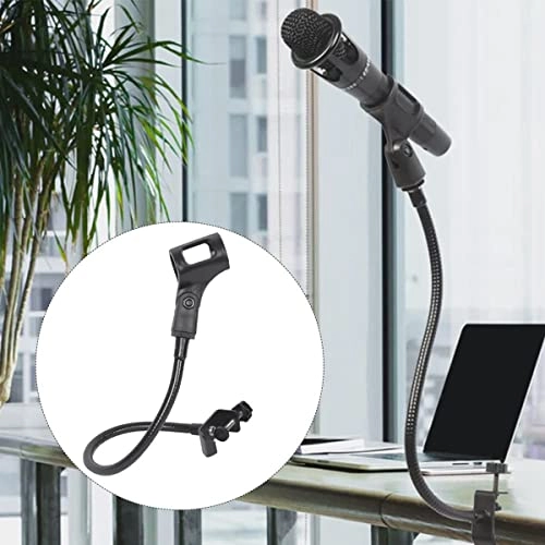 Gooseneck Mic Stand - Adjustable with Clip