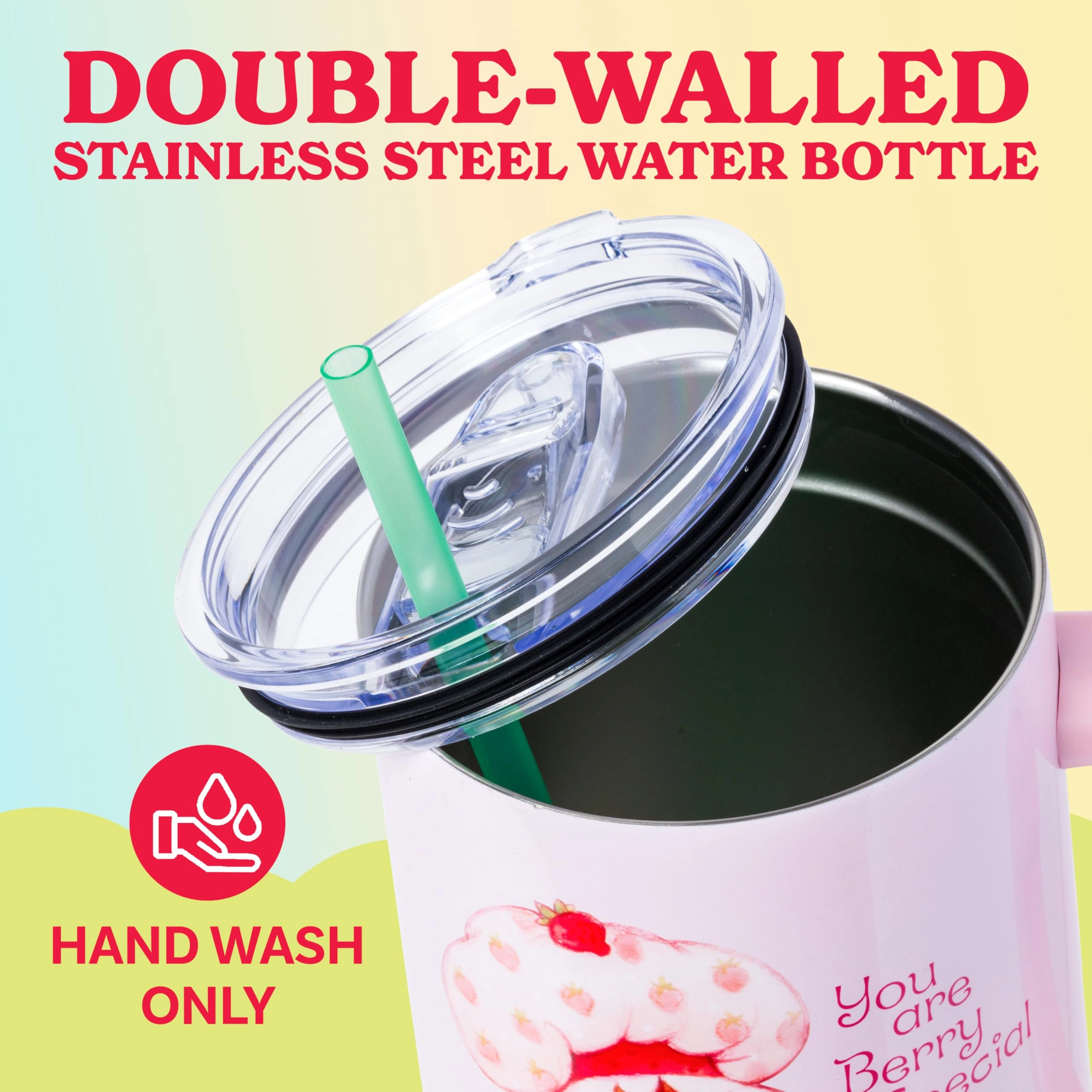 Stainless Steel Strawberry Shortcake You are Berry Special Tumbler - 1183ml