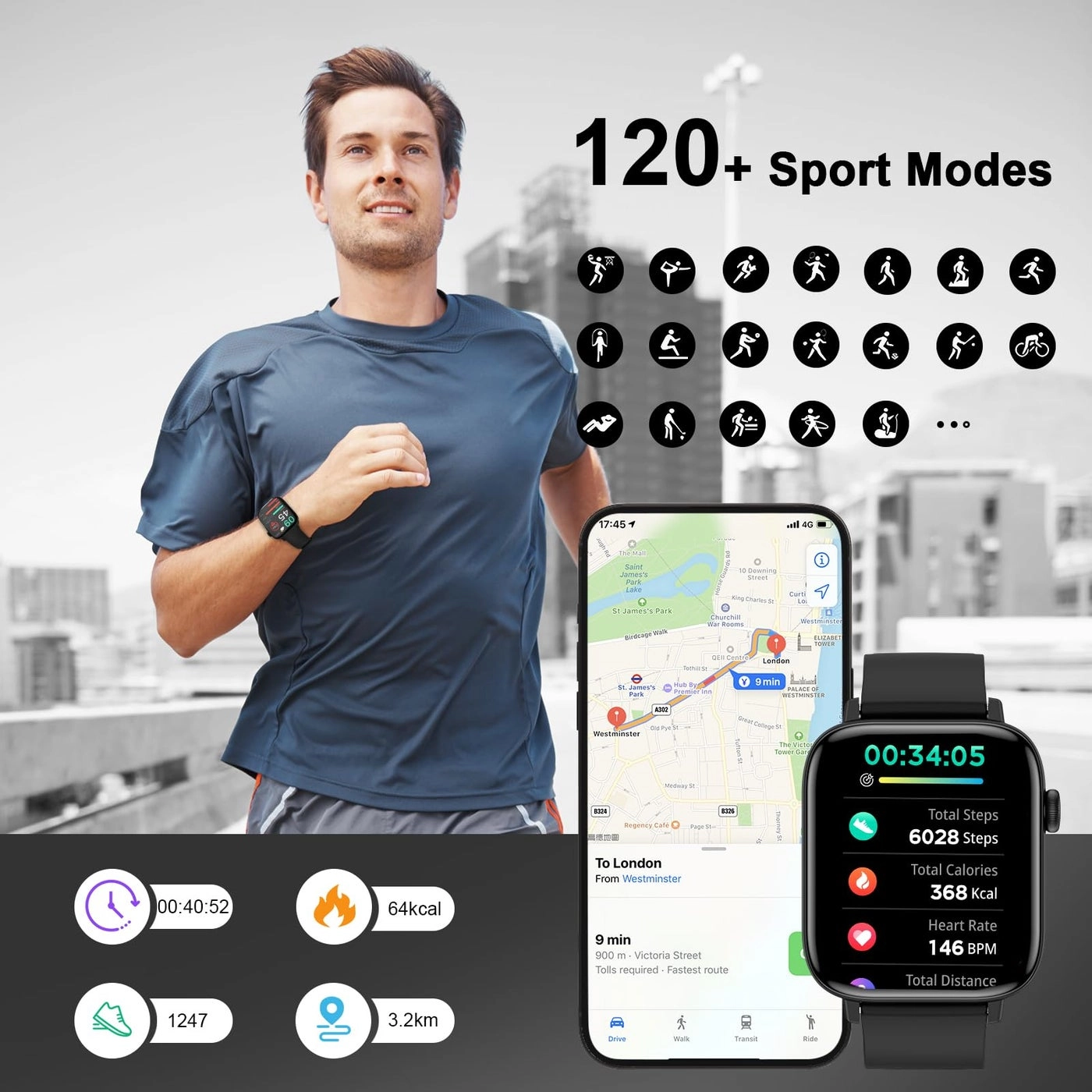 Smart Watch - 1.9 inches