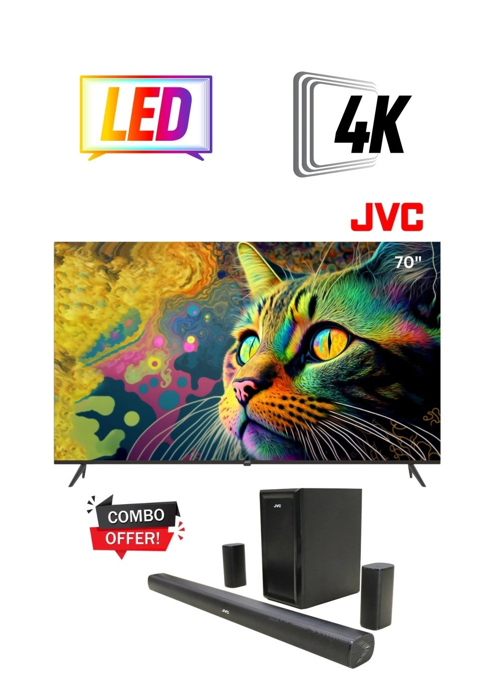 JVC LT-70N7105 - 70 in + TH-N430B