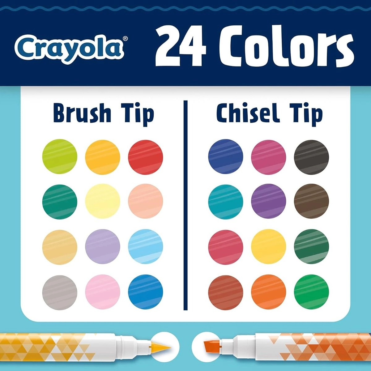 Dual Ended Doodle Marker - 12 Multi Colour