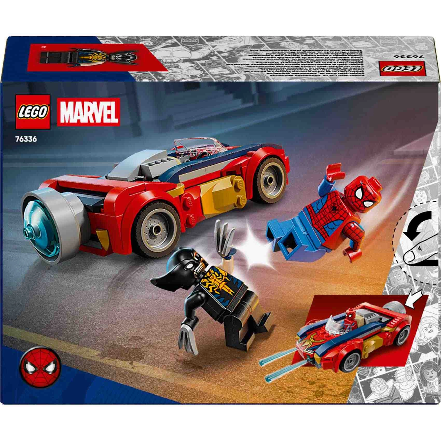 Marvel Spider-Man Car vs. Venomized Wolverine (76336)