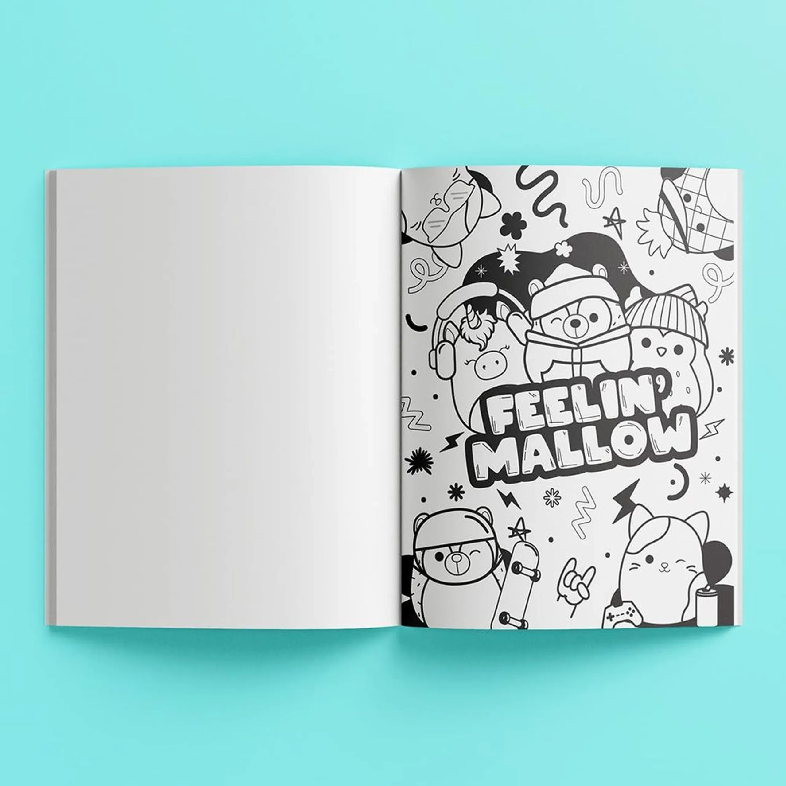 Kaleidoscope Squishmallows Creative Colouring Kit - Multicolor