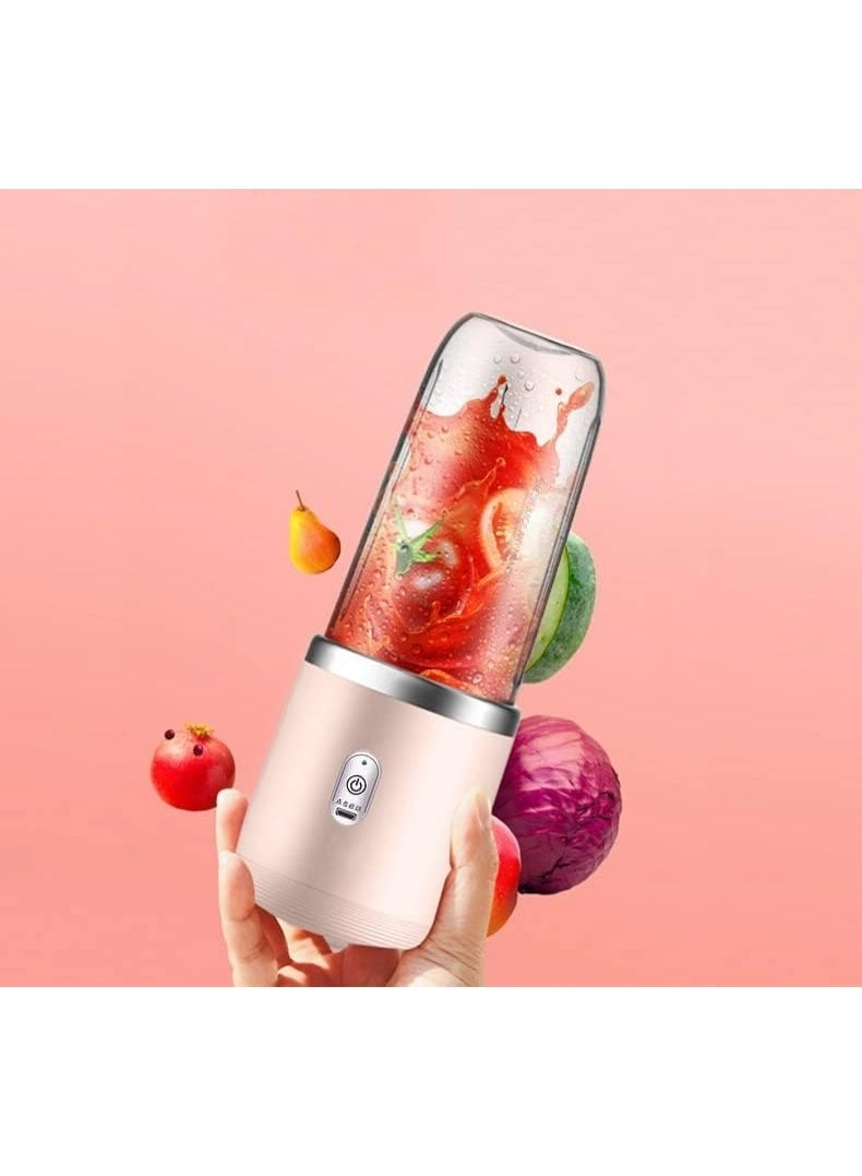 Personal Blender - USB Rechargeable 6-Blade Stainless Steel