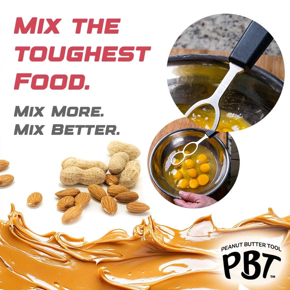 Peanut Butter Mixer - Stainless Steel Dishwasher Safe