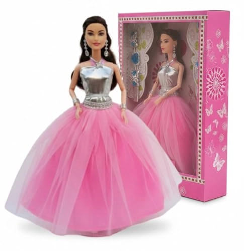 Doll Set - 14-Piece Multicolor Ages 3+