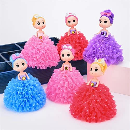 Cute Luminous Doll LED Night Light - Battery Powered Multicolor