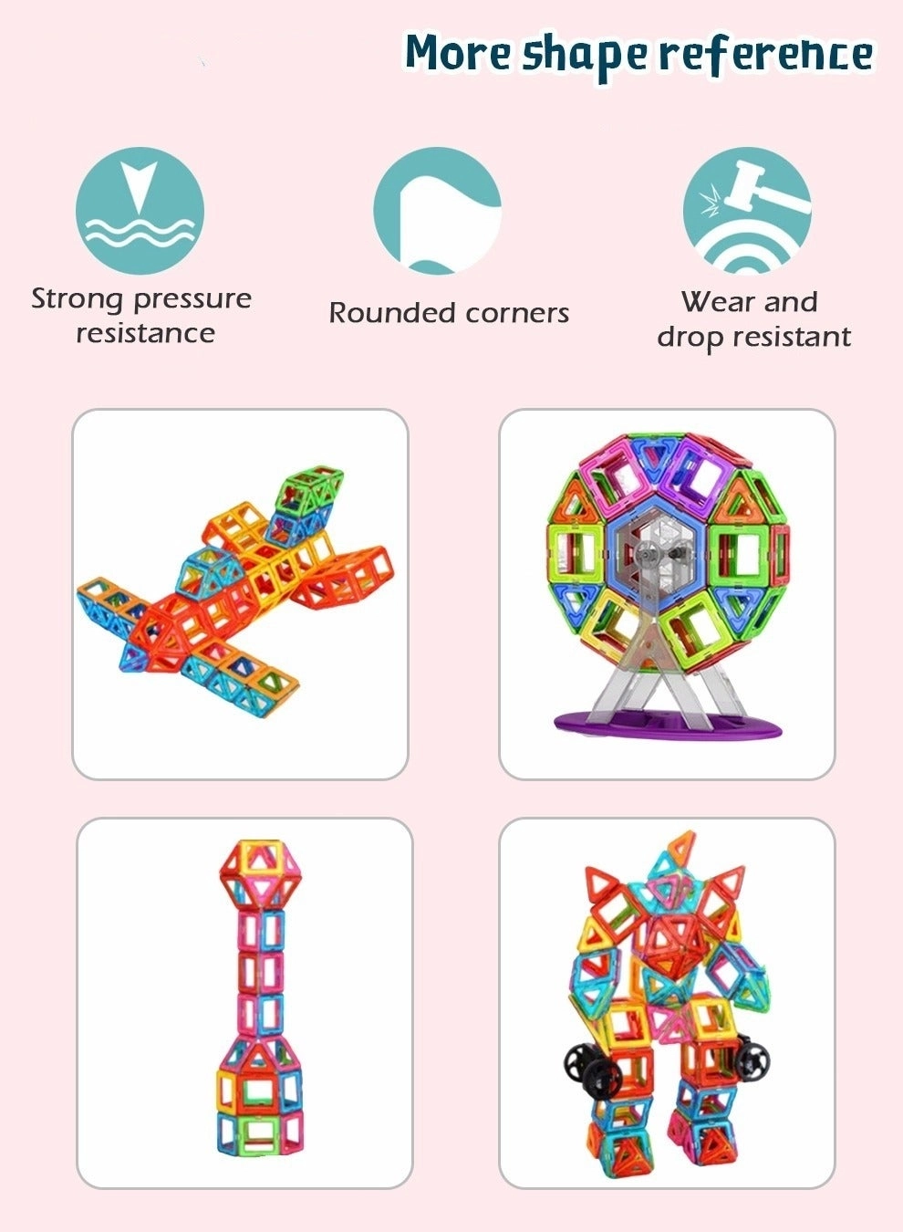 Magnetic Blocks - Robots 118pcs