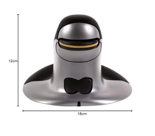 Penguin Ambidextrous Vertical Mouse - Wireless