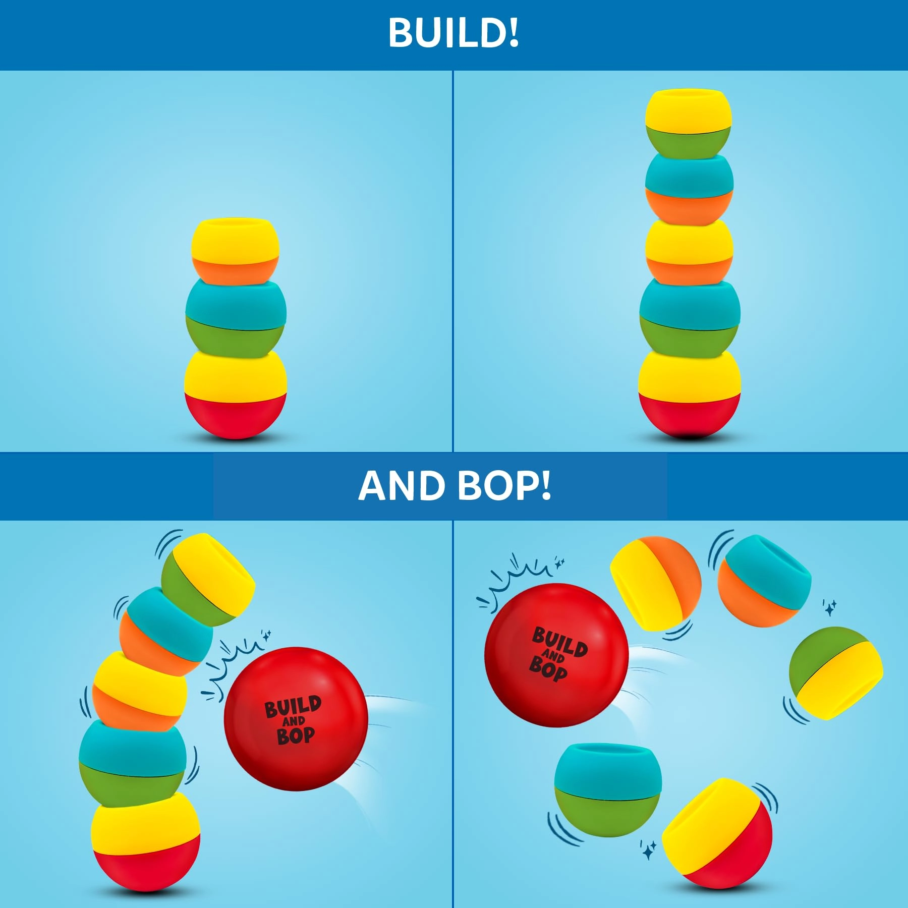 Build & Bop - 1 to 4 5 pieces