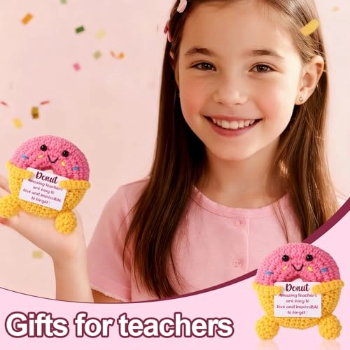 Donut Crochet 10.5x8.5cm Wool