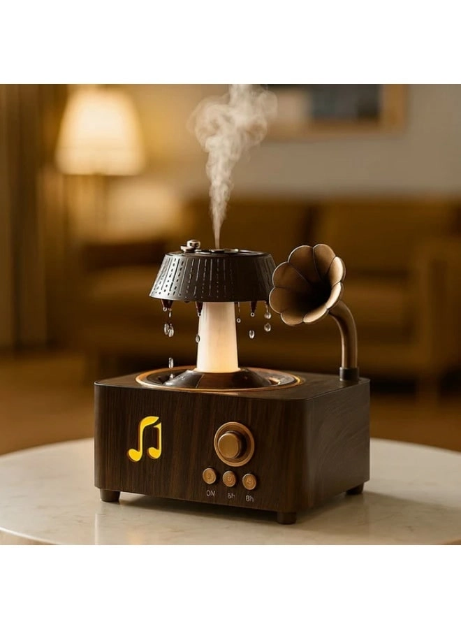 TechTree V98 - Vintage Record Player Diffuser Bluetooth Speaker