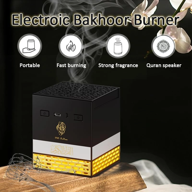 Quran Speaker Kaaba Design - Remote Control 114 Surahs