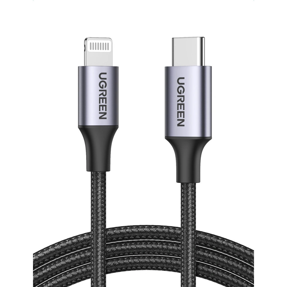 Ugreen Charge Cable 60W USB-C to Lightning 1m Braided