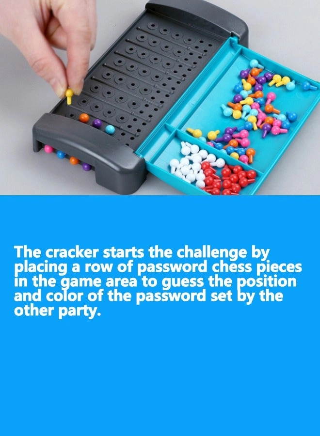 Logic Reasoning Codebreaking Educational Toy - Adjustable Difficulty Portable Travel