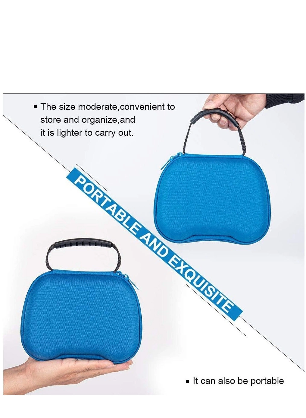 PS5 DualSense Controller Carry Case - Shockproof Hard Case Travel