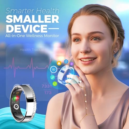 Smart Ring - 10-Day Battery IP68 Waterproof Heart Rate