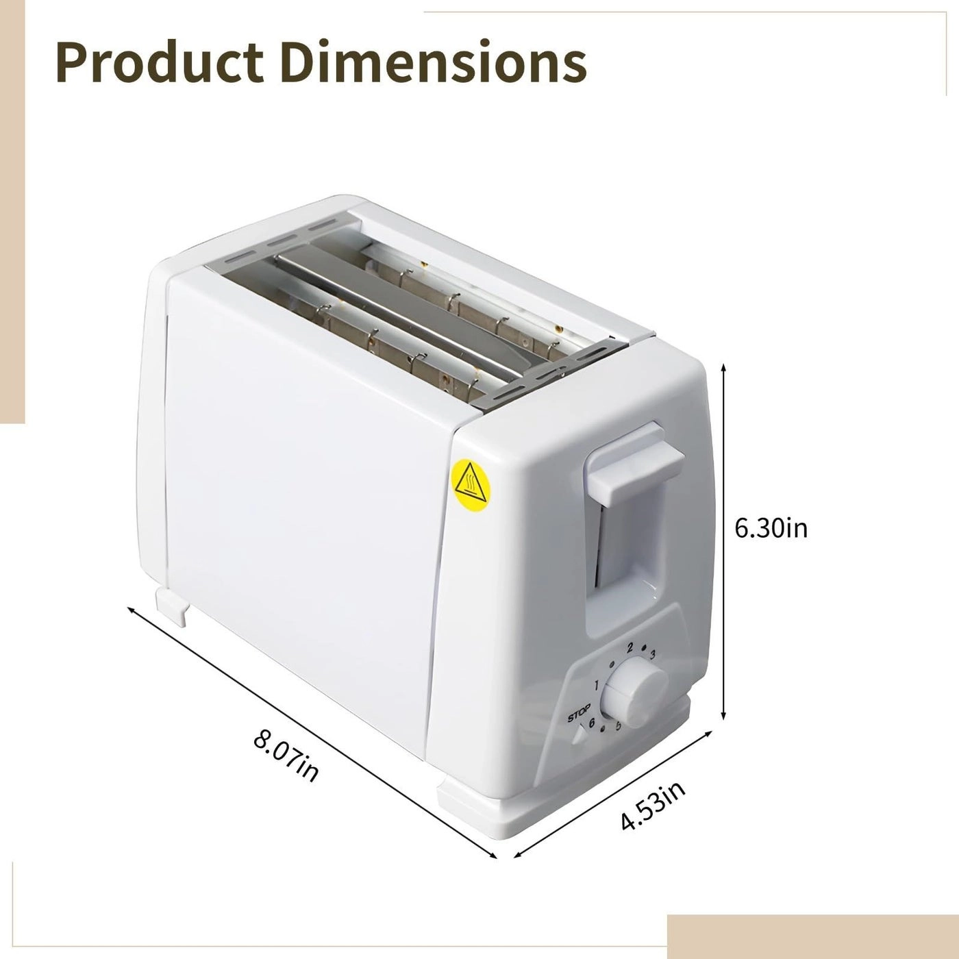 Wide Slot Toaster - 2 Slice
