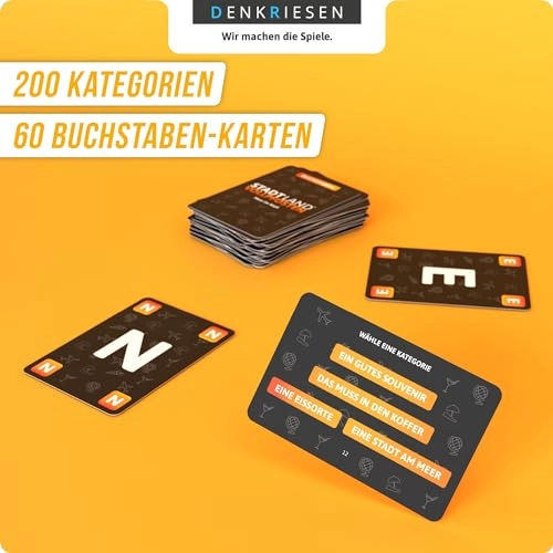 Stadt Land Vollpfosten: Holiday Edition - Card Game (German)