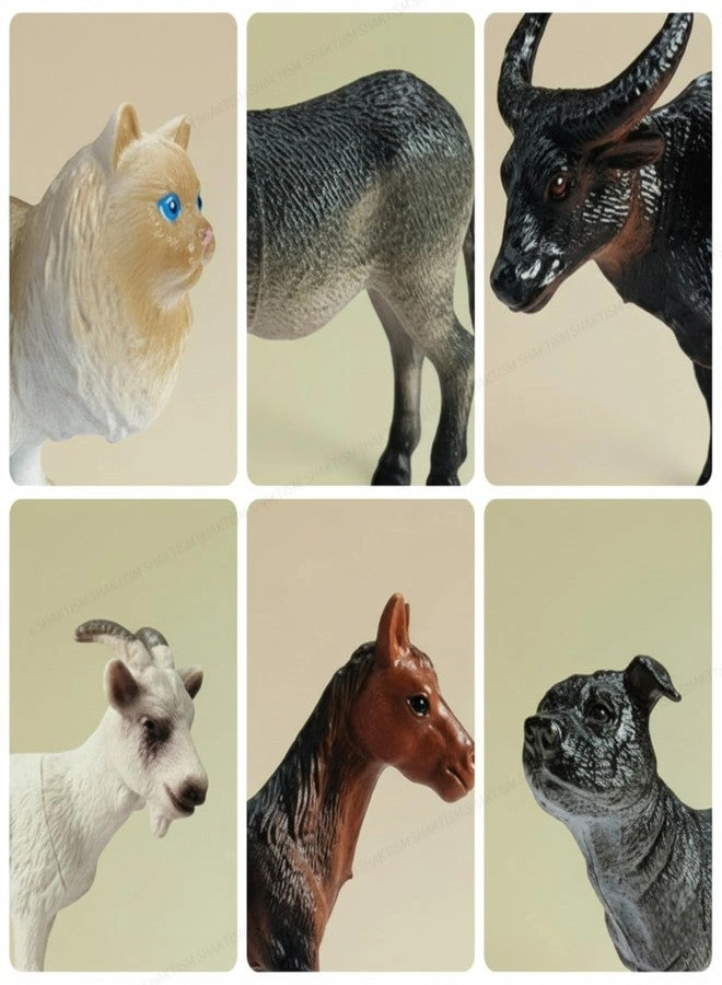 Farm Animal Toys - 3+ 6 pieces