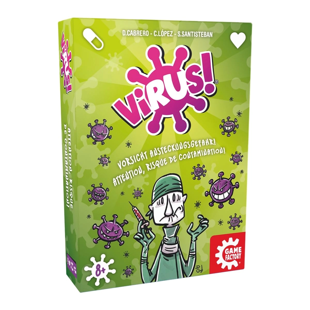 Game Factory Virus! - Card Game (French, German, Italian)