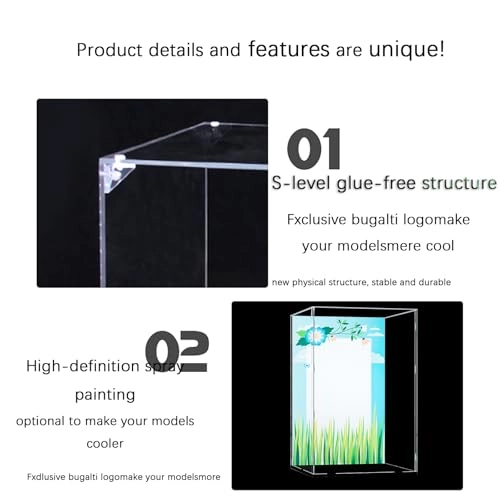 Acrylic Clear Display Case - 30x30x50 cm