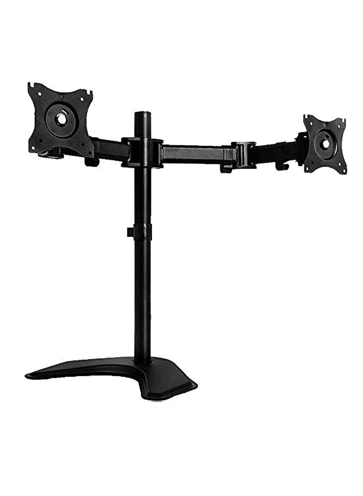 Ntech Dual LCD Monitor Desk Mount Stand - Dual Arm up to 27in