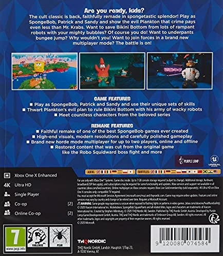 Spongebob Battle For Bikini Bottom - Xbox One