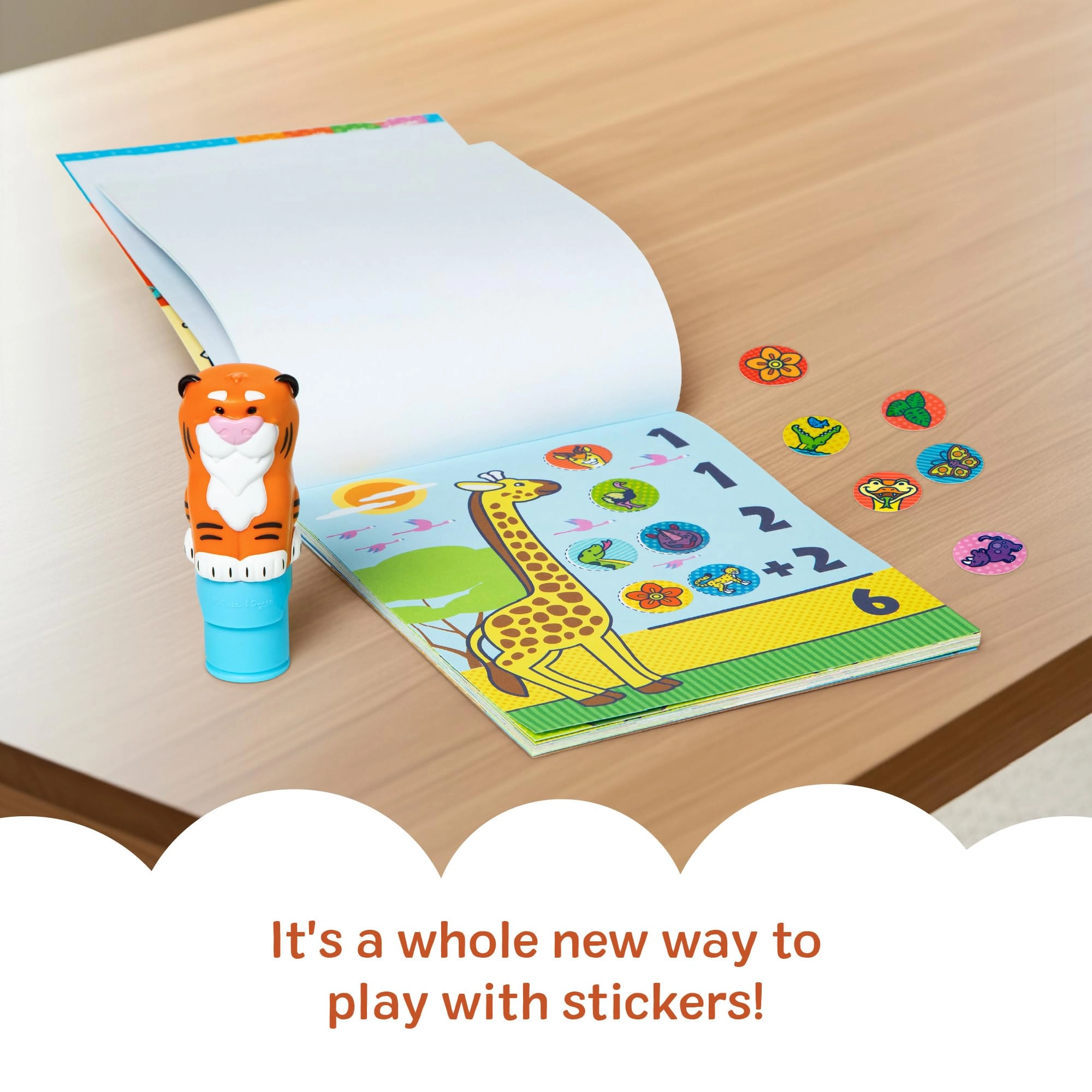Sticker Wow! Stamper - Tiger + Mini Activity Pad - 24 pages