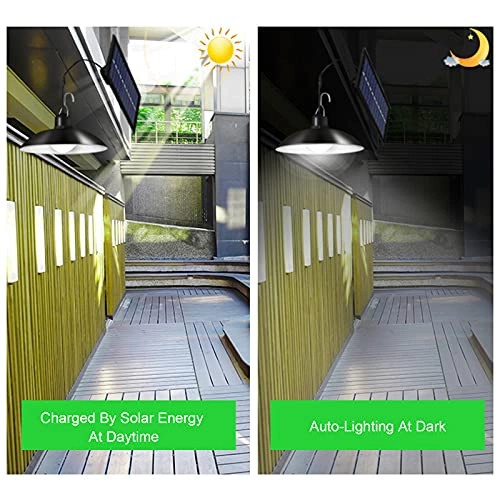 Solar Powered LEDs Ceiling Light - Warm white Dimmable