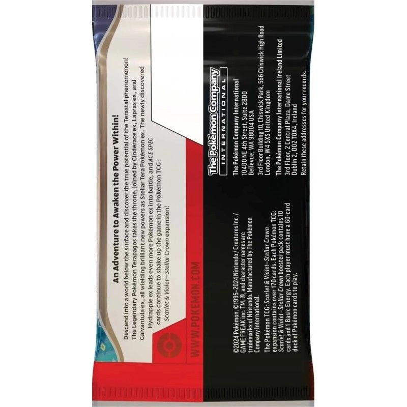 Scarlet & Violet (SV07) Stellar Crown - Over 170 cards