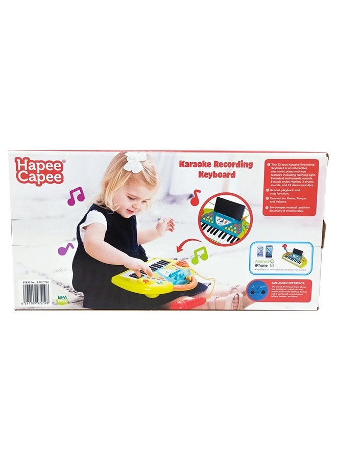 Karaoke Recording Keyboard - 19 demo melodies 24+ months