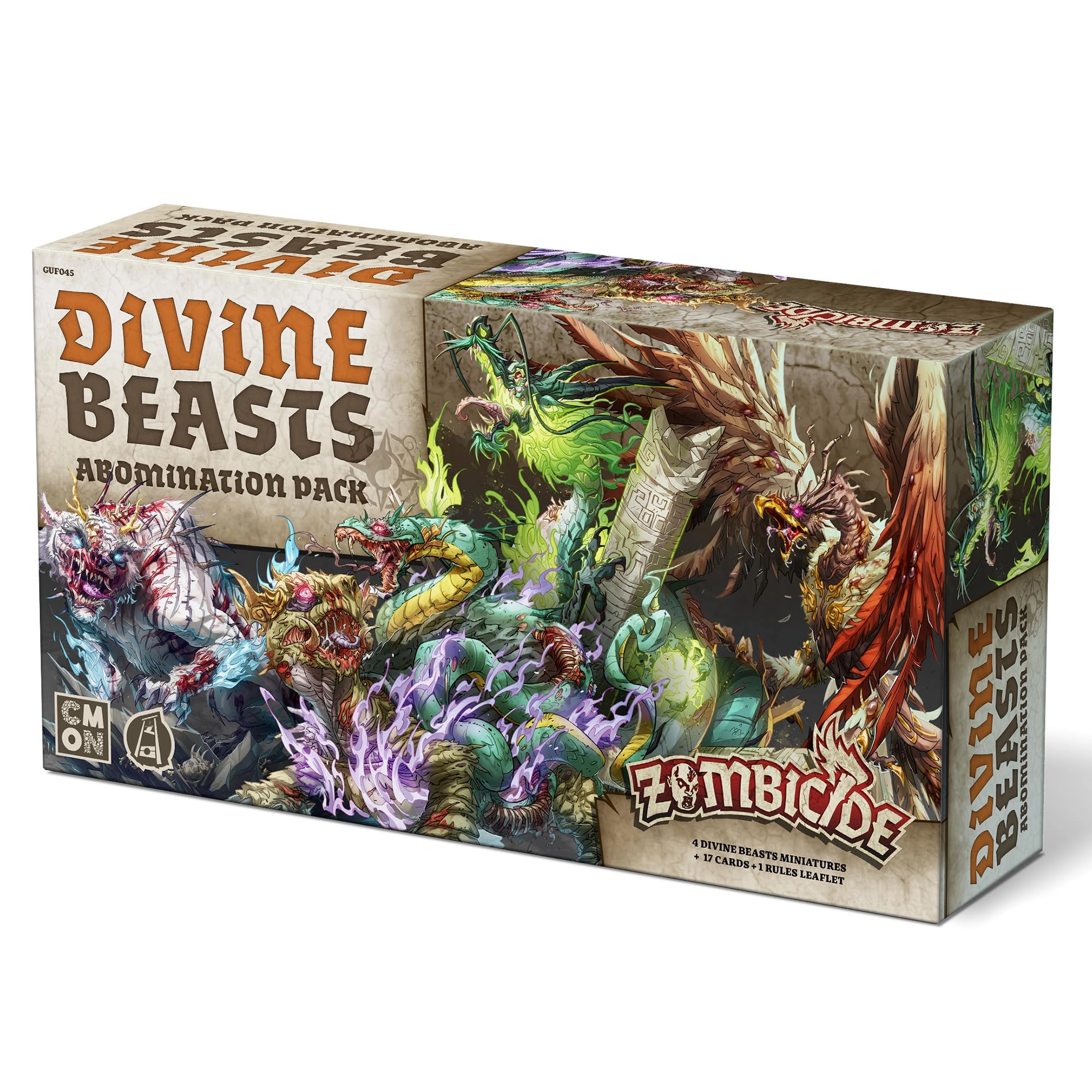 Zombicide White Death: Divine Beasts Abomination Pack - Mythical Creature Expansion