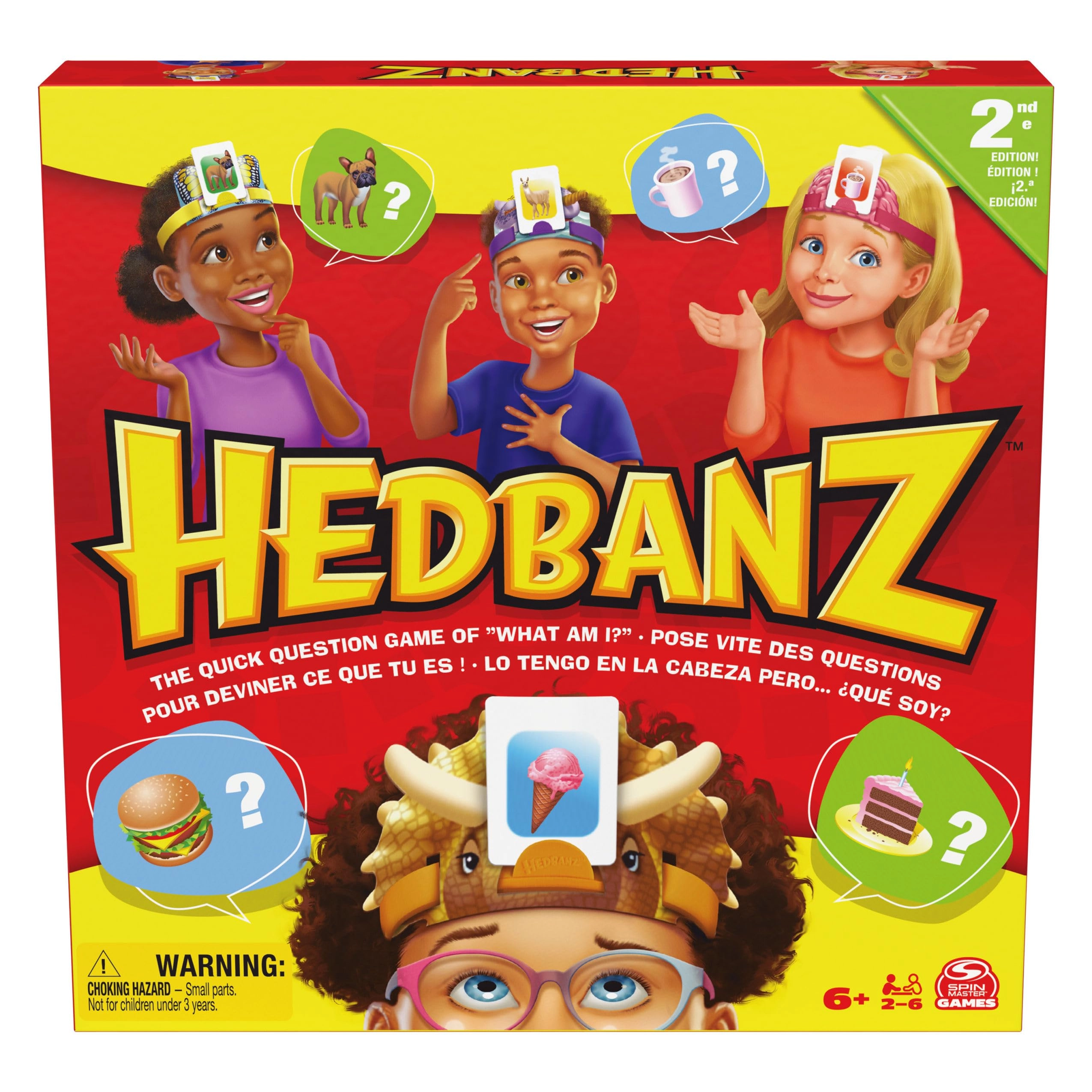 SPIN MASTER GAMES Hedbanz Core - Multilingual Adult 1