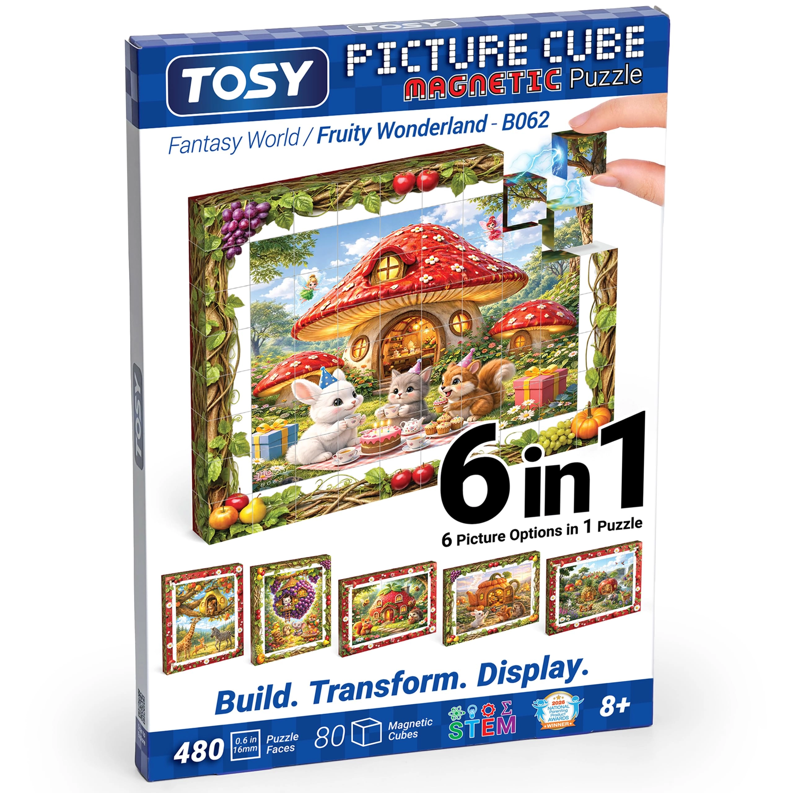 ROBOFI LLC TOSY Picture Cube - 9 and up 80 pieces