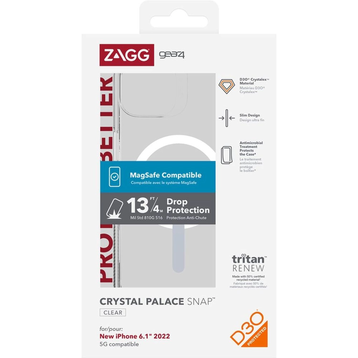 Crystal Palace Clear Case for iPhone 14/iPhone 13