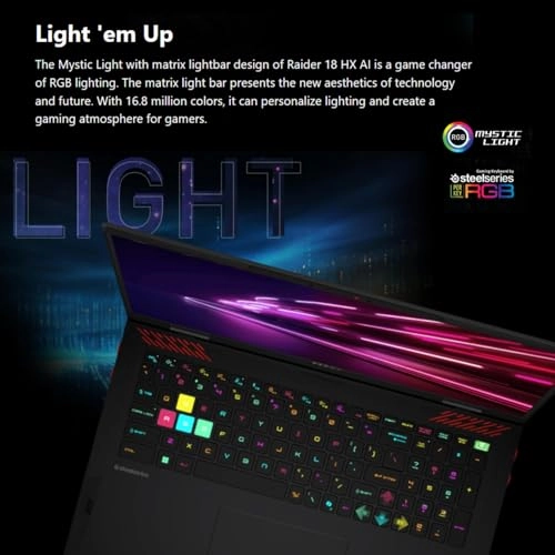 Raider 18 HX - 18'' Core Ultra 9 285HX 32GB DDR5 2TB SSD