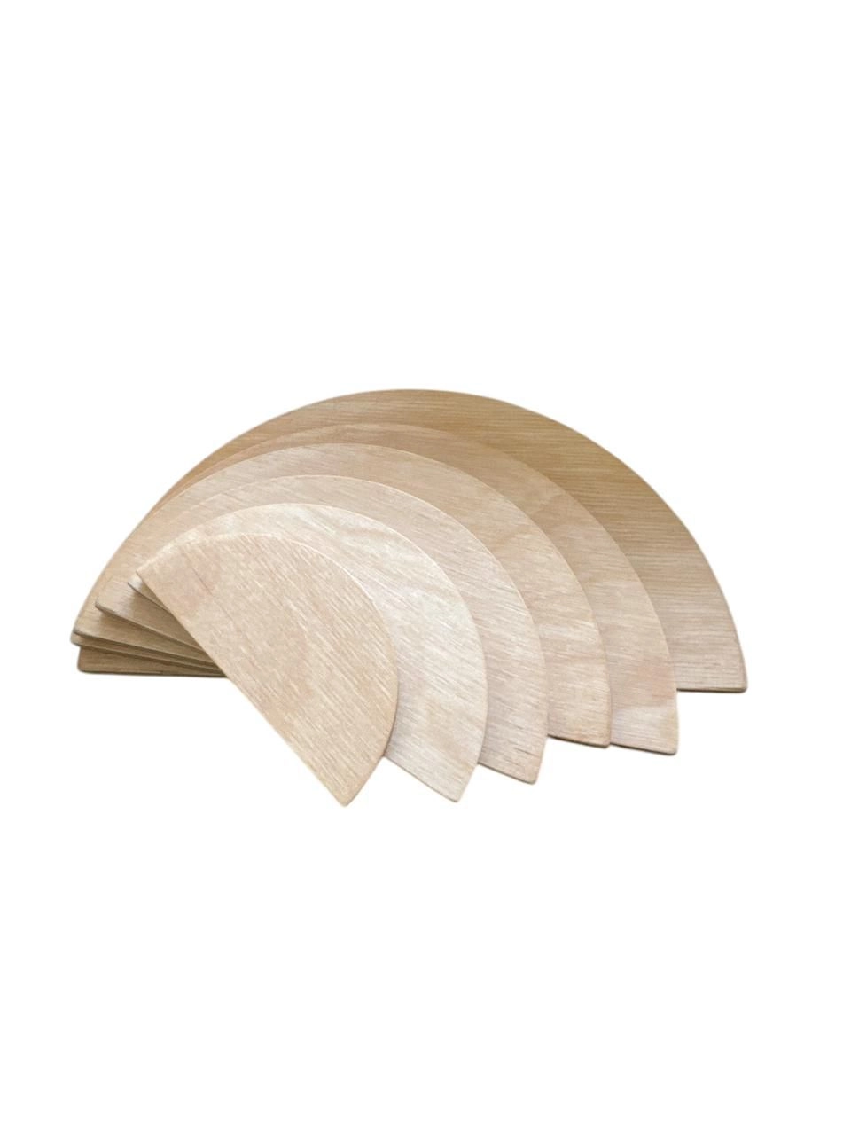 Wooden Grading Semicircles - Suitable for 2 years and above 6 pieces
