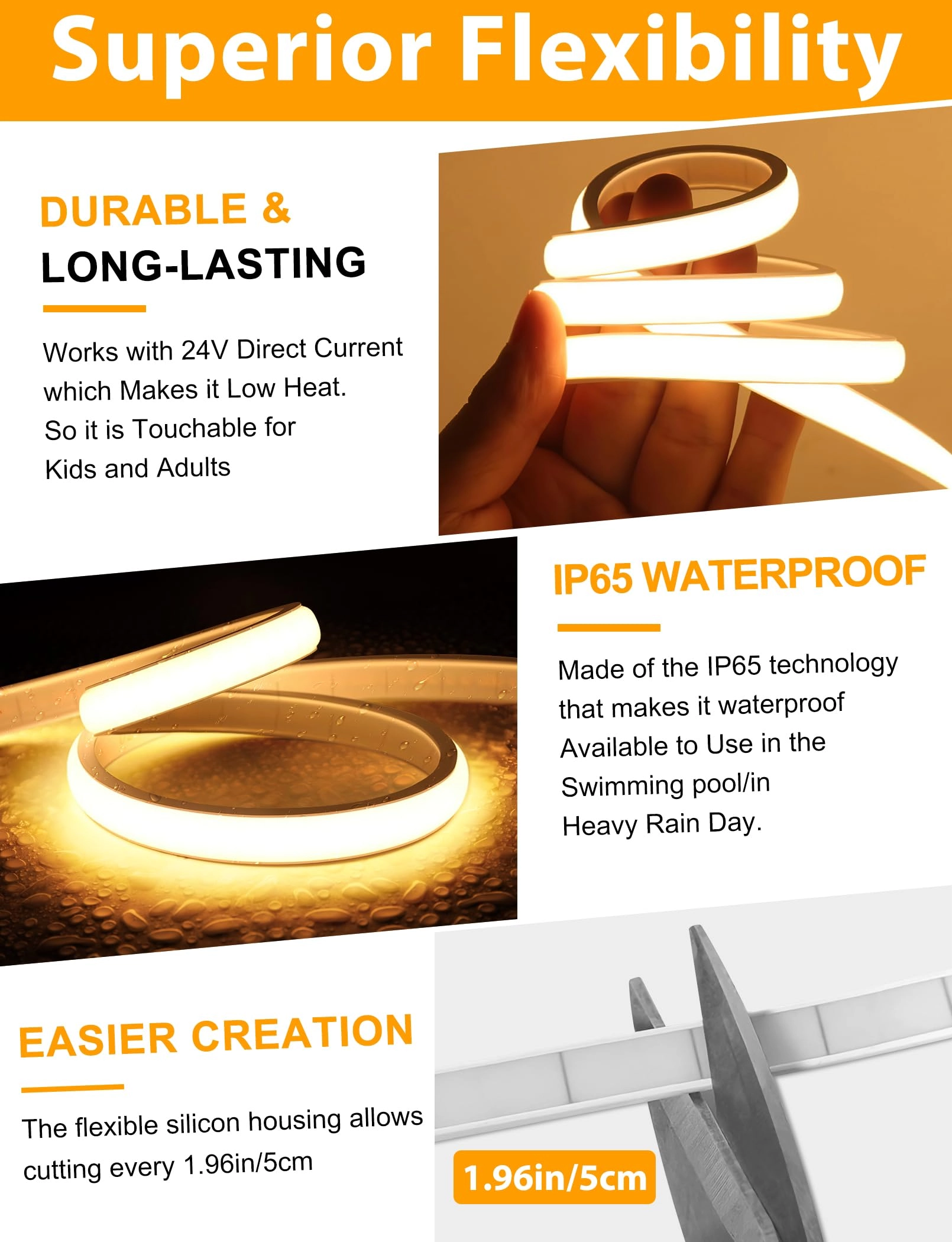 COB LED Strip Light - 5M