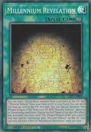 Yugioh Singles Millennium Revelation LED7-EN006 - Single card