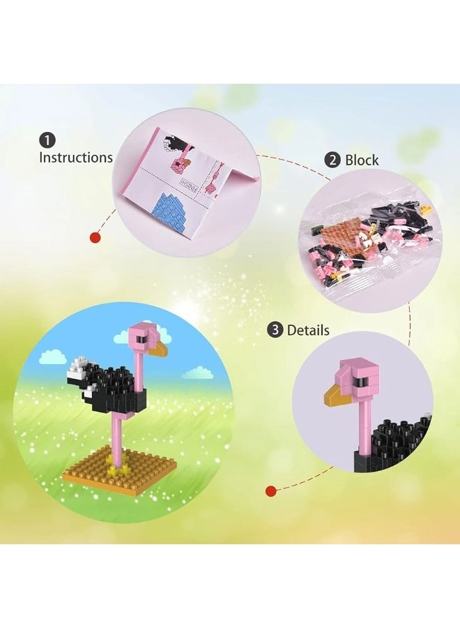 Mini Animals Building Blocks - Animals 12pcs