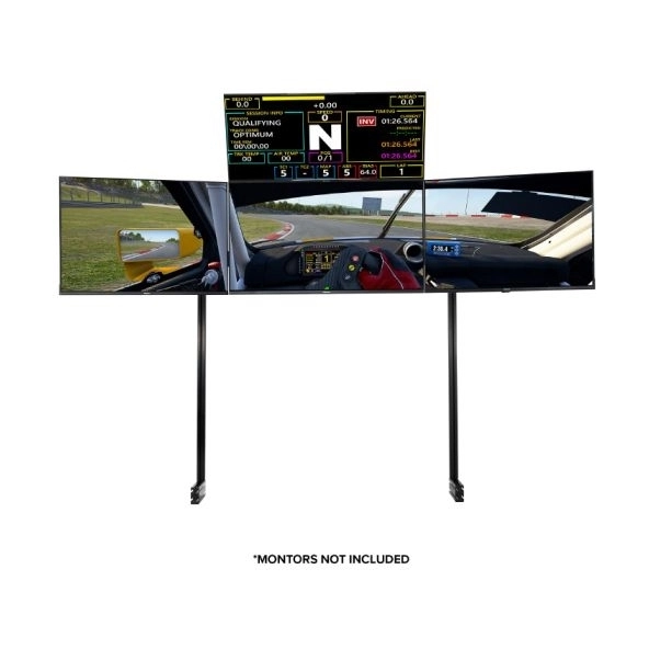 Elite Freestanding Complete Quad Monitor Stand