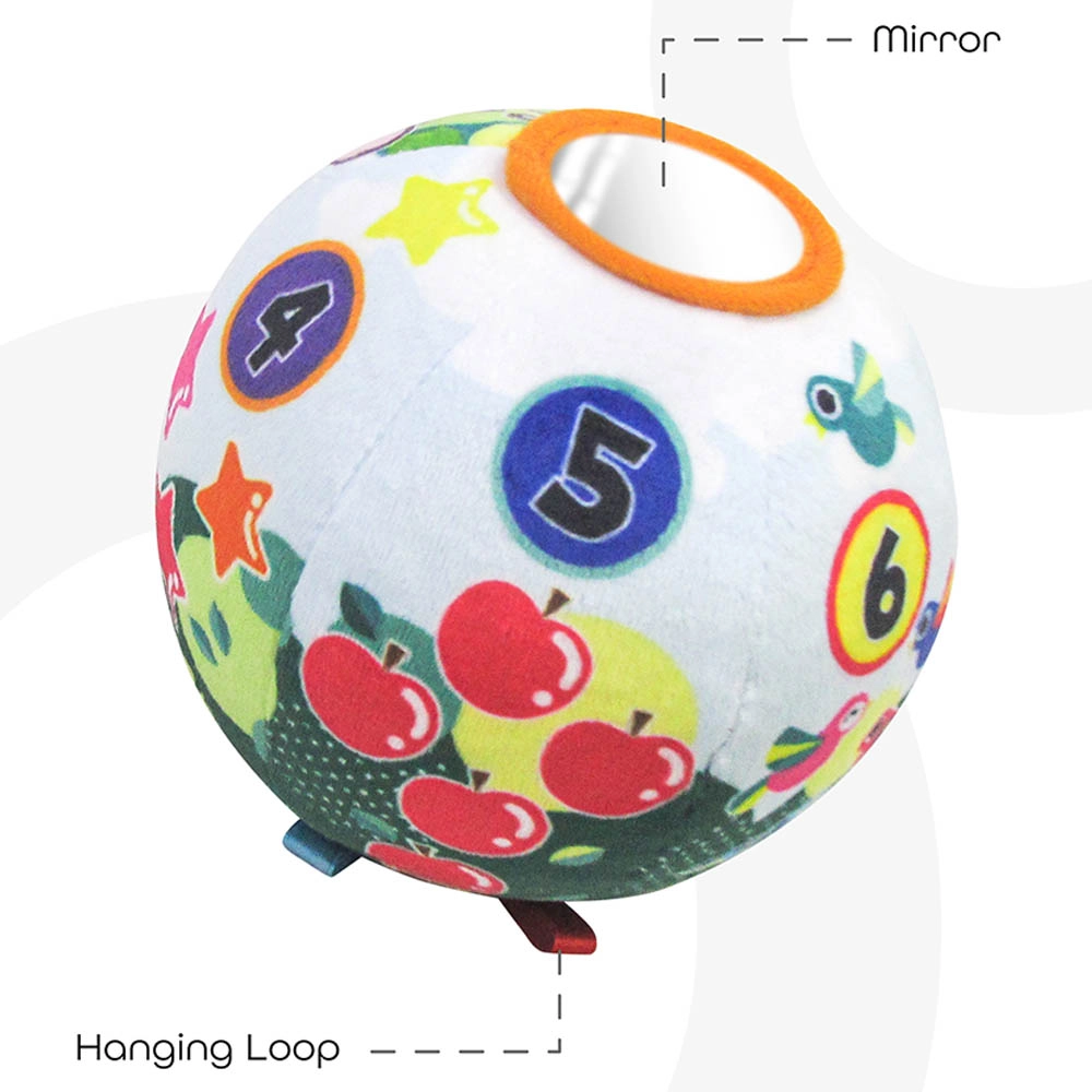Soft Activity Ball - 6 months Numbers