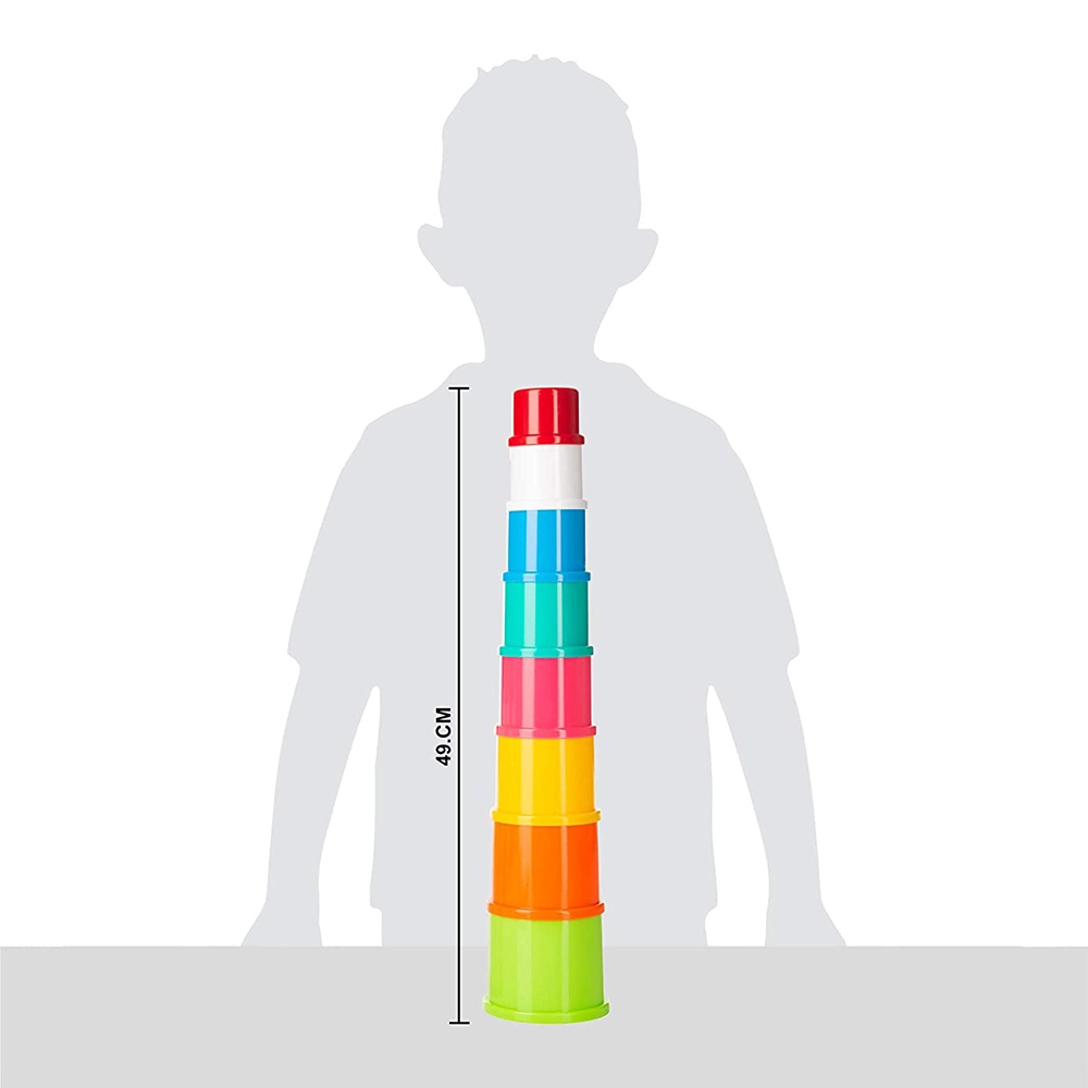 Stacking Drums - Suitable for 12 months & above 8pcs