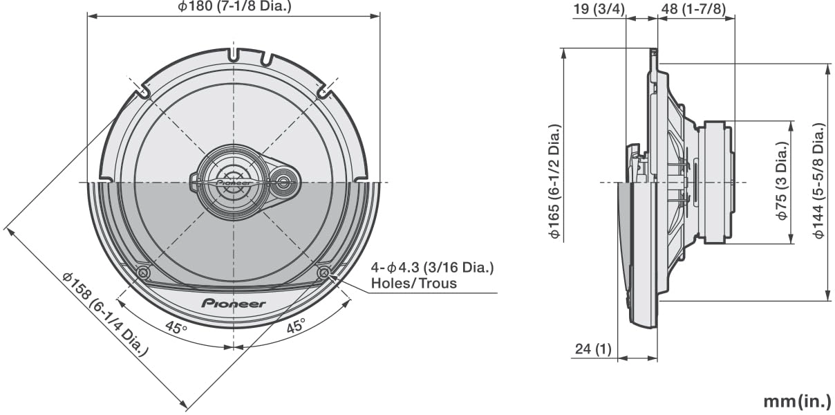 TS-A1678S - 6.5" 3-Way