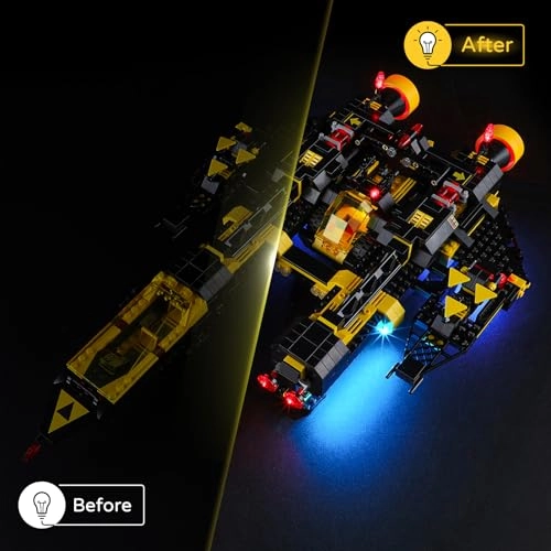 LED Light - Plastic 10355 Icons Blacktron Renegade