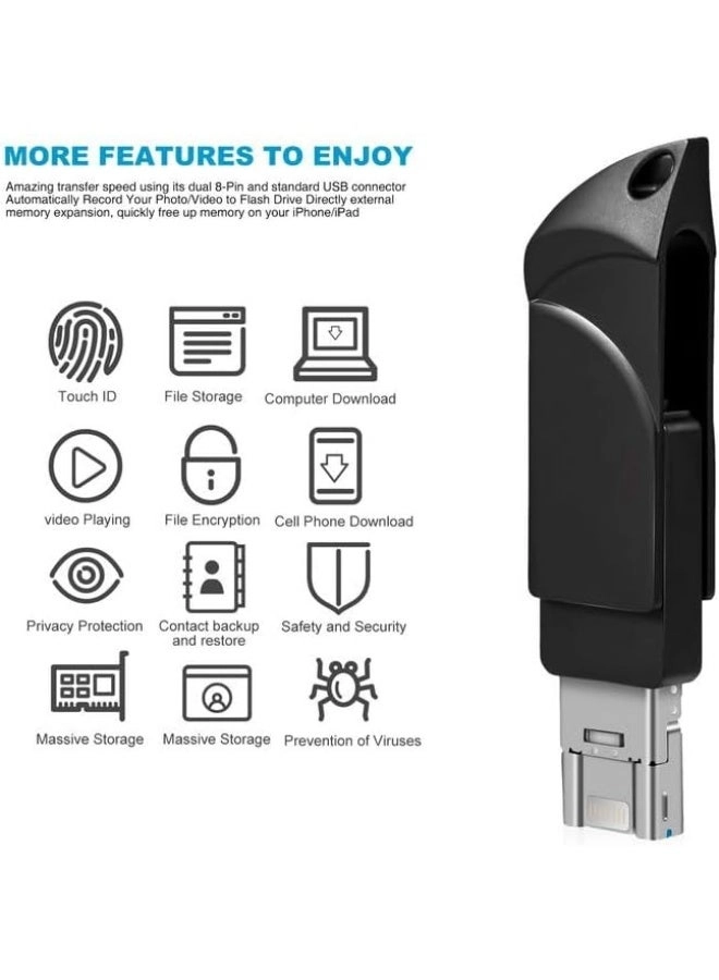USB Flash Drive - USB 3.0 Type A Lightning Micro USB 2TB