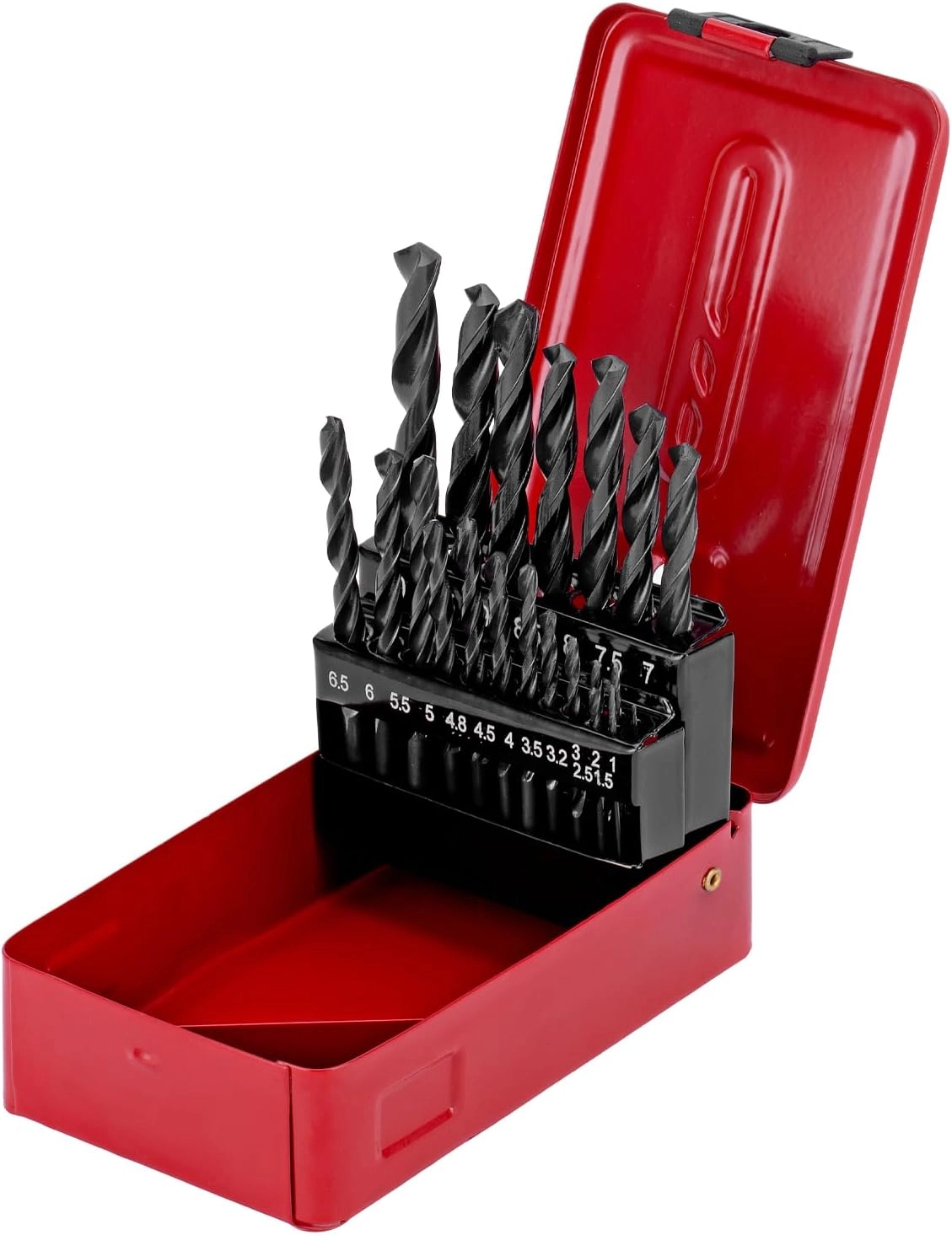 Sparta HSS Metal Drill Bit Set - 19 pcs 1-10mm